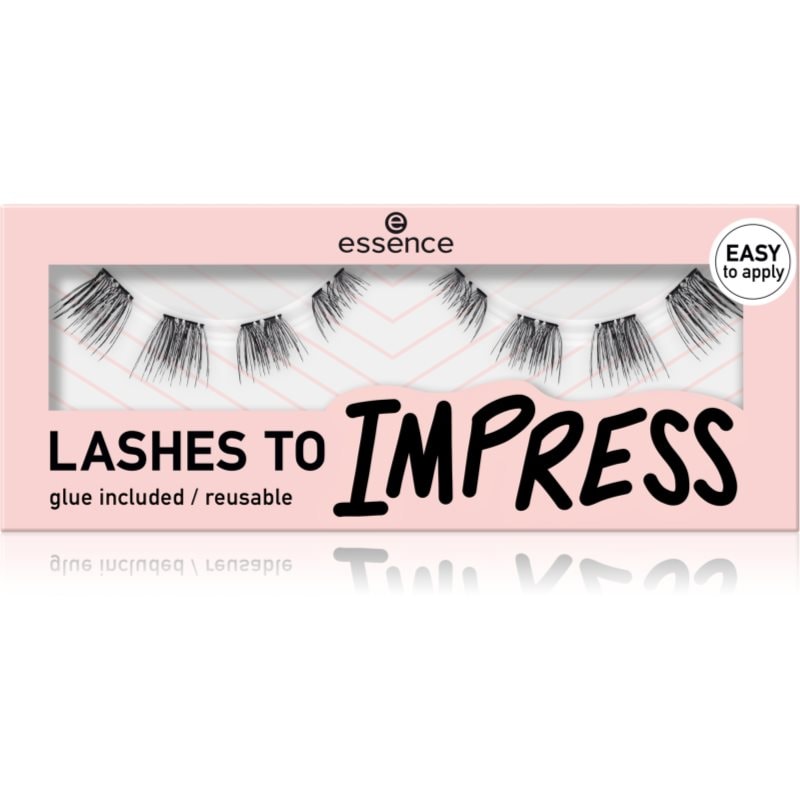 essence LASHES TO IMPRESS изкуствени мигли с лепило - Грим - Сравни цени от 1 магазин с безплатна доставка