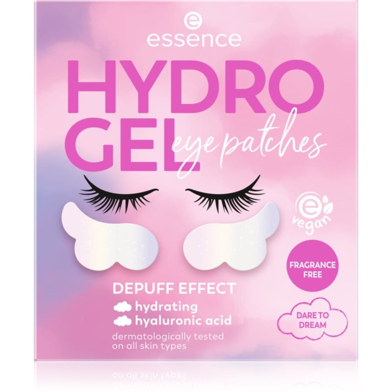 essence HYDRO GEL хидрогелова маска за зоната около очите Dare To Dream