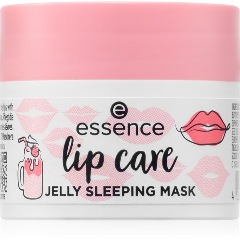essence lip care хидратираща маска за устни за нощ 02 Strawberry Milkshake - Грижа за лице - Сравни цени от 1 магазин с безплатна доставка