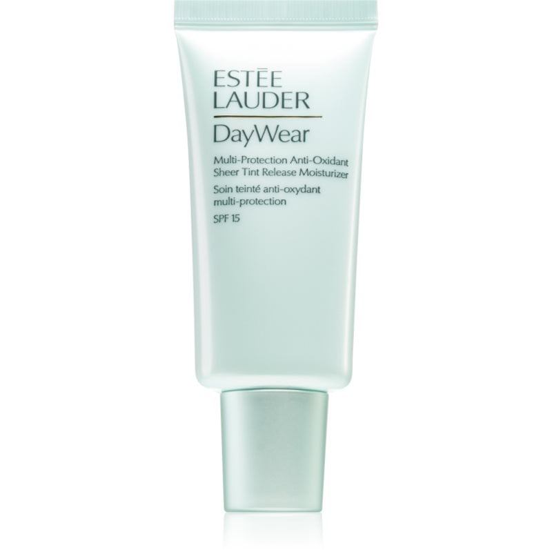 Estée Lauder DayWear Multi-Protection Anti-Oxidant Sheer Tint Release Moisturizer SPF 15 тониращ овлажнител за всички типове кожа на лицето SPF 15 30