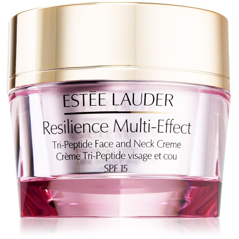Estée Lauder Resilience Multi-Effect Tri-Peptide Face and Neck Creme SPF 15 интензивно подхранващ крем за нормална към смесена кожа SPF 15