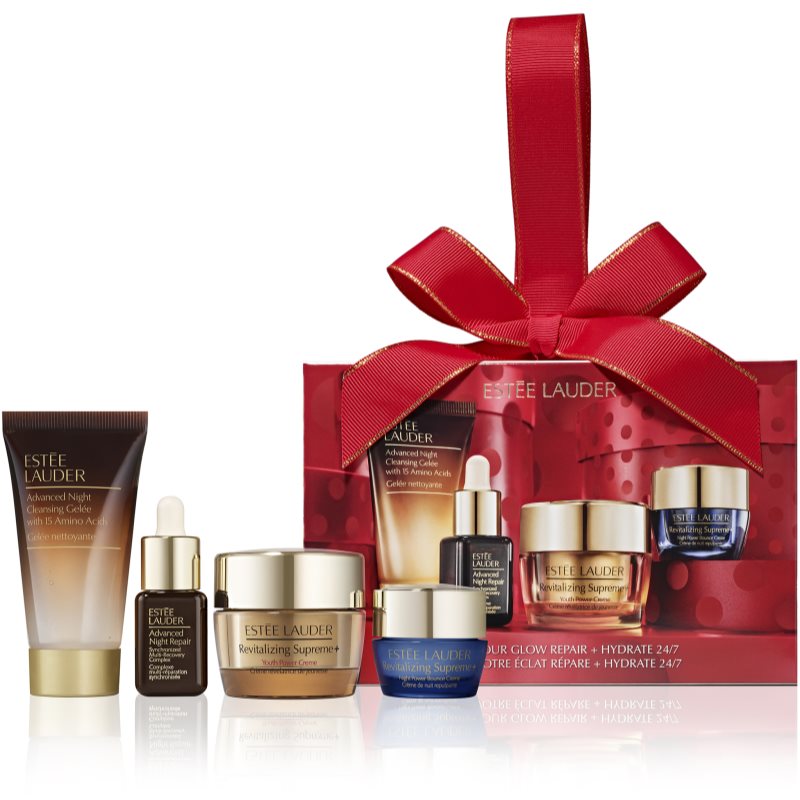 Estée Lauder Holiday Unwrap Your Glow Repair & Hydrate подаръчен комплект за хидратиране и изпъване на кожата - Комплект - Сравни цени от 1 магазин с безплатна доставка