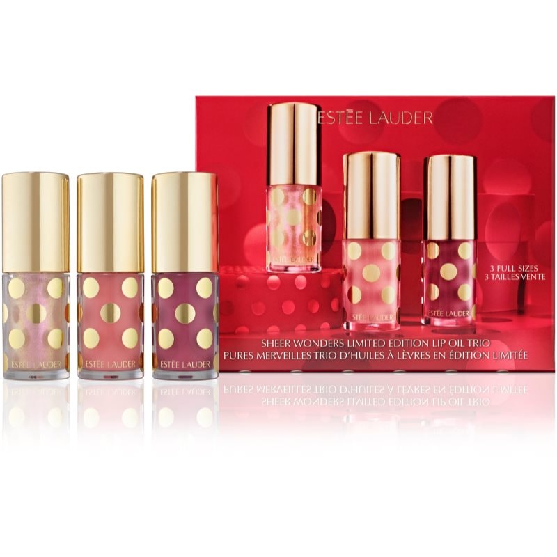 Estée Lauder Holiday Lip Oil Set подаръчен комплект за устни лимитирана версия - Комплект - Сравни цени от 1 магазин с безплатна доставка