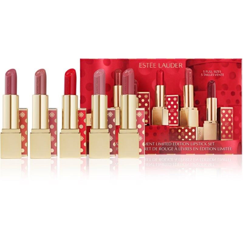 Estée Lauder Holiday Lipstick Set подаръчен комплект за устни лимитирана версия - Комплект - Сравни цени от 1 магазин с безплатна доставка