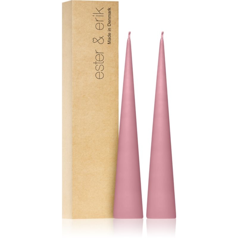 ester & erik cone candles old rose (no. 39) свещ 2x25 см - Аромат - Сравни цени от 1 магазин с безплатна доставка