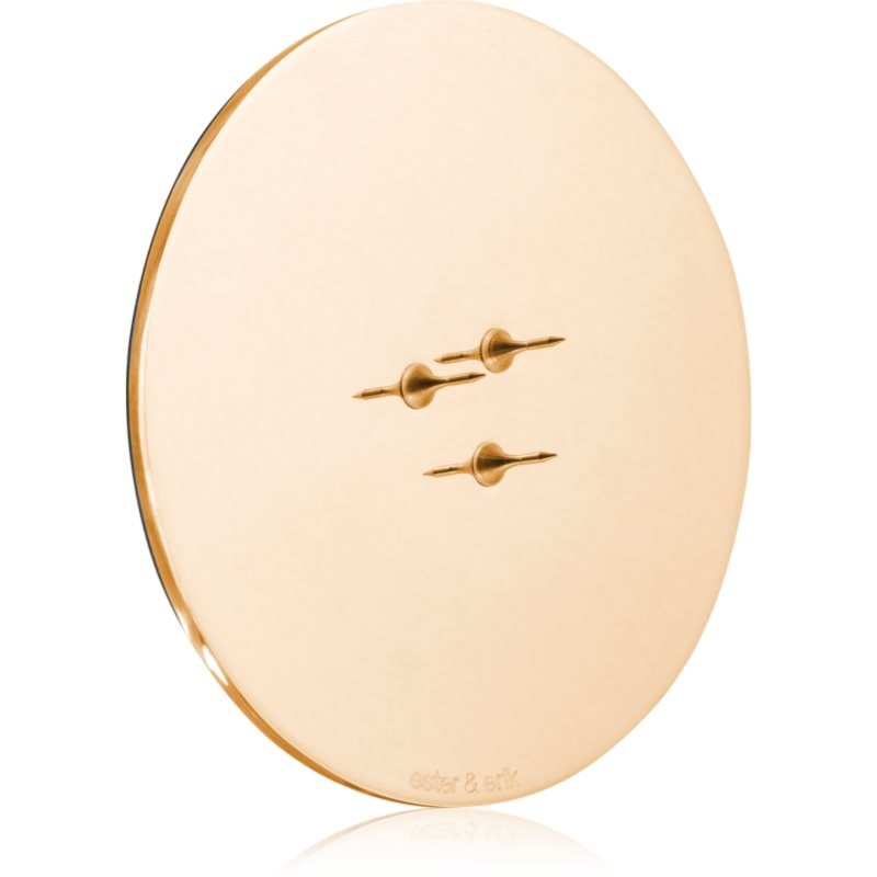 ester & erik ester & erik accessories candle plates свещник за ароматна свещ shiny gold 9 см - Унисекс парфюм - Сравни цени от 1 магазин с безплатна доставка