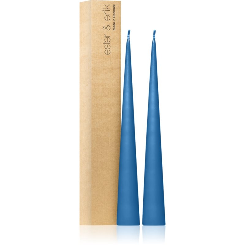 ester & erik cone candles moon blue (no. 37) свещ 2x37 см - Аромат - Сравни цени от 1 магазин с безплатна доставка