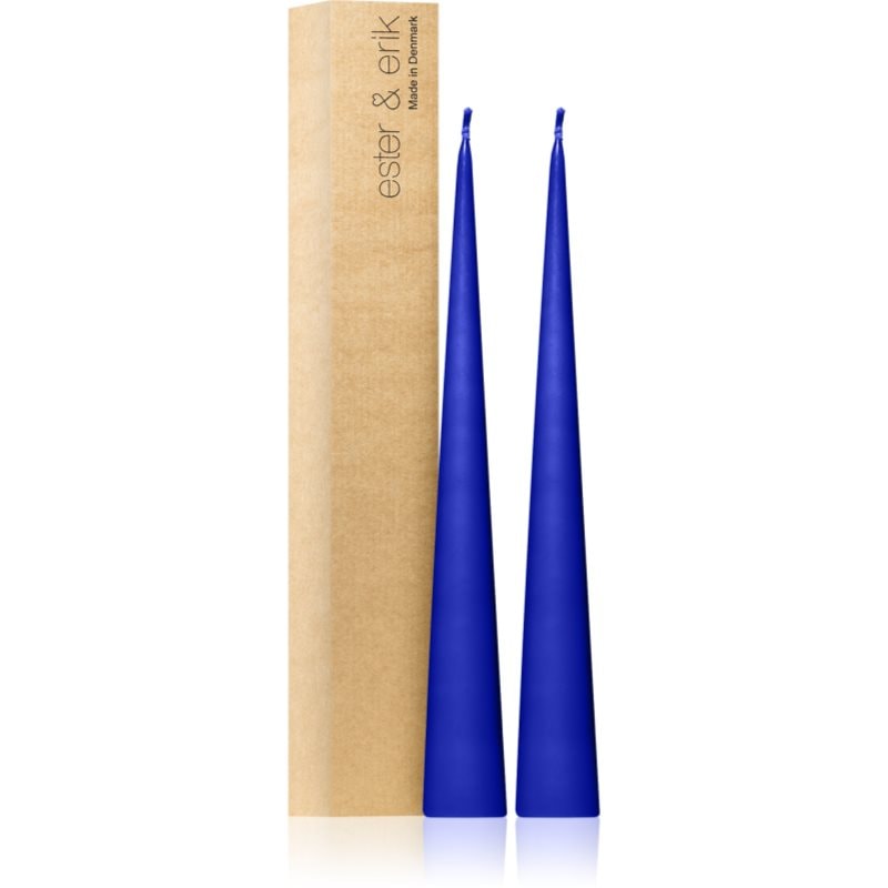 ester & erik cone candles cornflower (no. 48) свещ 2x37 см - Аромат - Сравни цени от 1 магазин с безплатна доставка