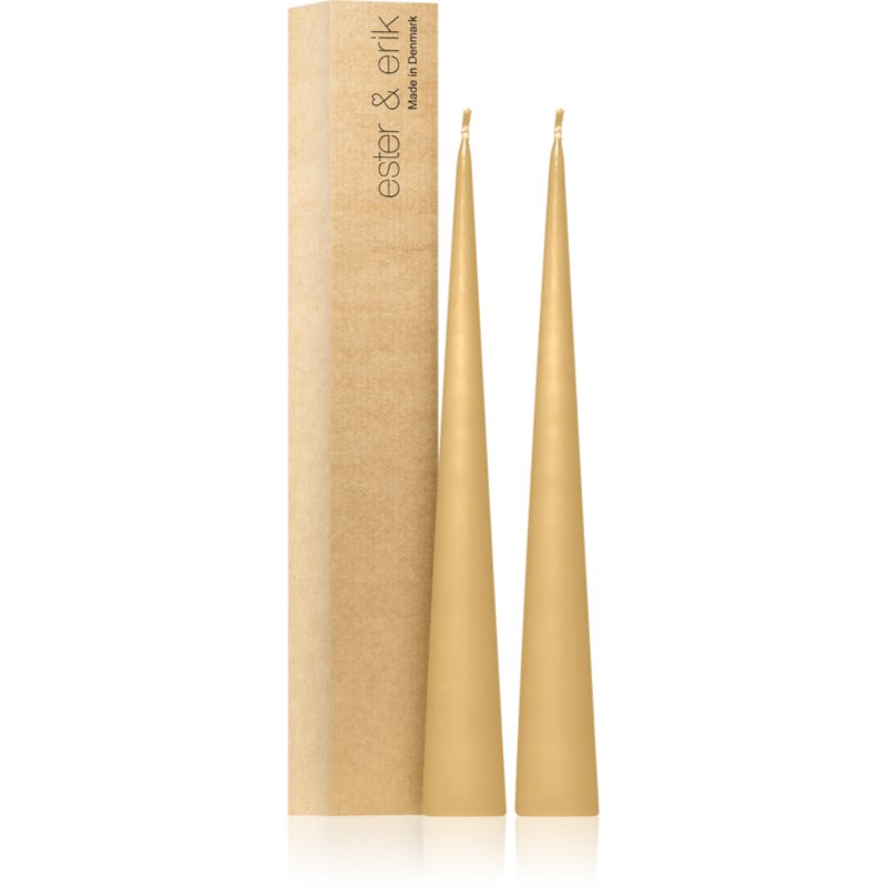 ester & erik ester & erik cone candles sunglow (no. 04) свещ 2x37 см - Унисекс парфюм - Сравни цени от 1 магазин с безплатна доставка