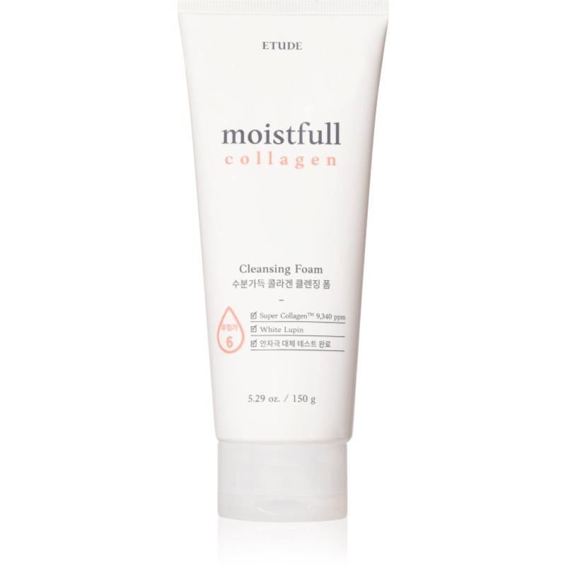 ETUDE ETUDE Moistfull Collagen нежна почистваща пяна с хидратиращ ефект - Унисекс парфюм 150мл - Сравни цени от 1 магазин с безплатна доставка