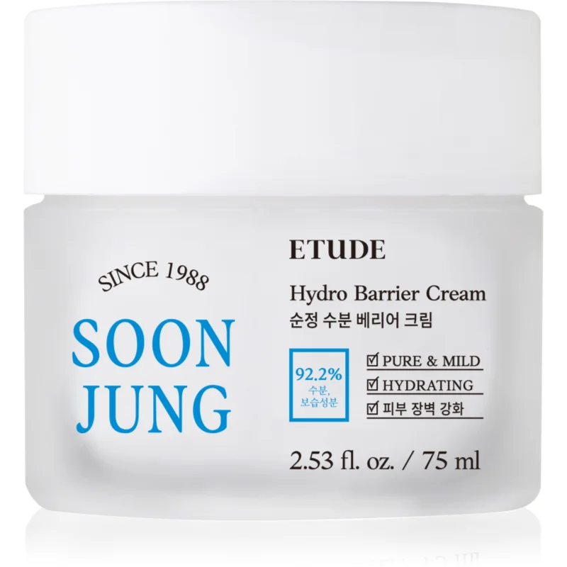 ETUDE SoonJung Hydro Barrier Cream интензивен успокояващ и защитен крем за чувствителна и раздразнена кожа - Грижа за лице - Сравни цени от 1 магазин с безплатна доставка