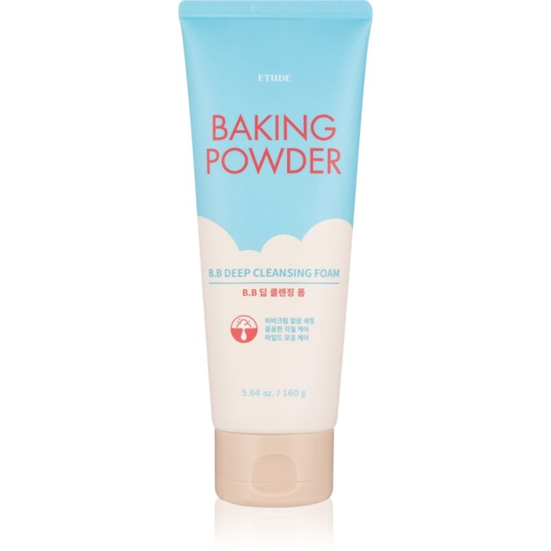 ETUDE Baking Powder дълко почистваща пяна-крем с пилинг ефект