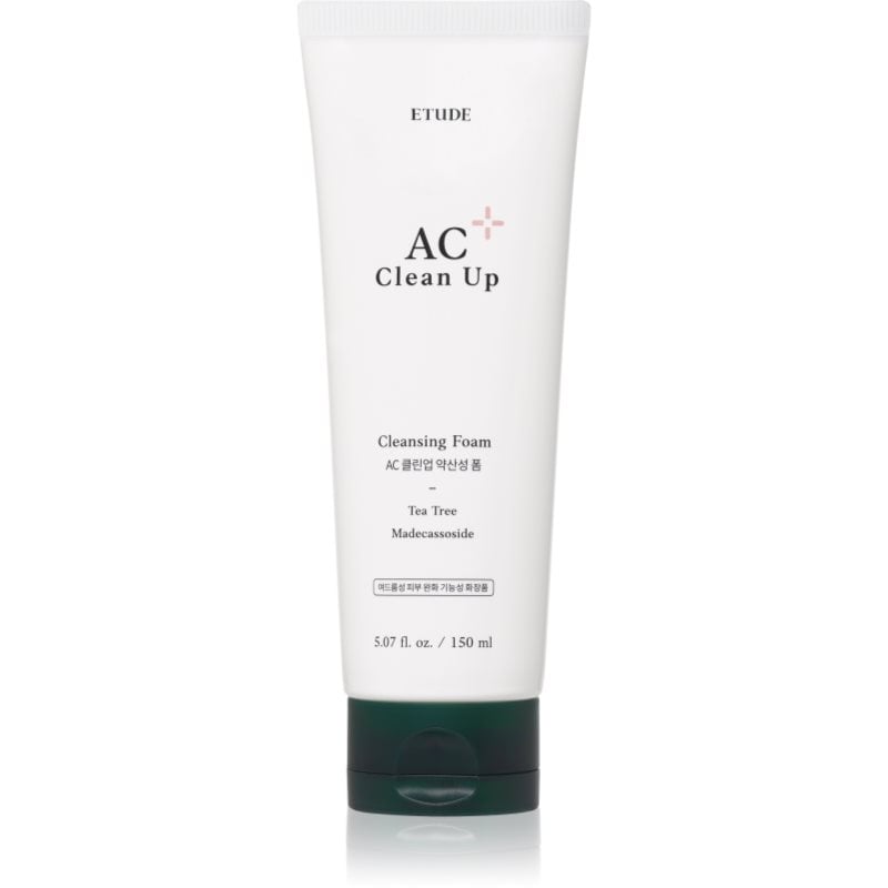 ETUDE AC Clean Up Cleansing Foam почистваща пяна за проблемна кожа, акне