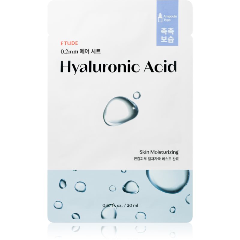 ETUDE 0.2 Therapy Air Mask Hyaluronic Acid платнена маска за интензивна хидратация - Грижа за лице - Сравни цени от 1 магазин с безплатна доставка