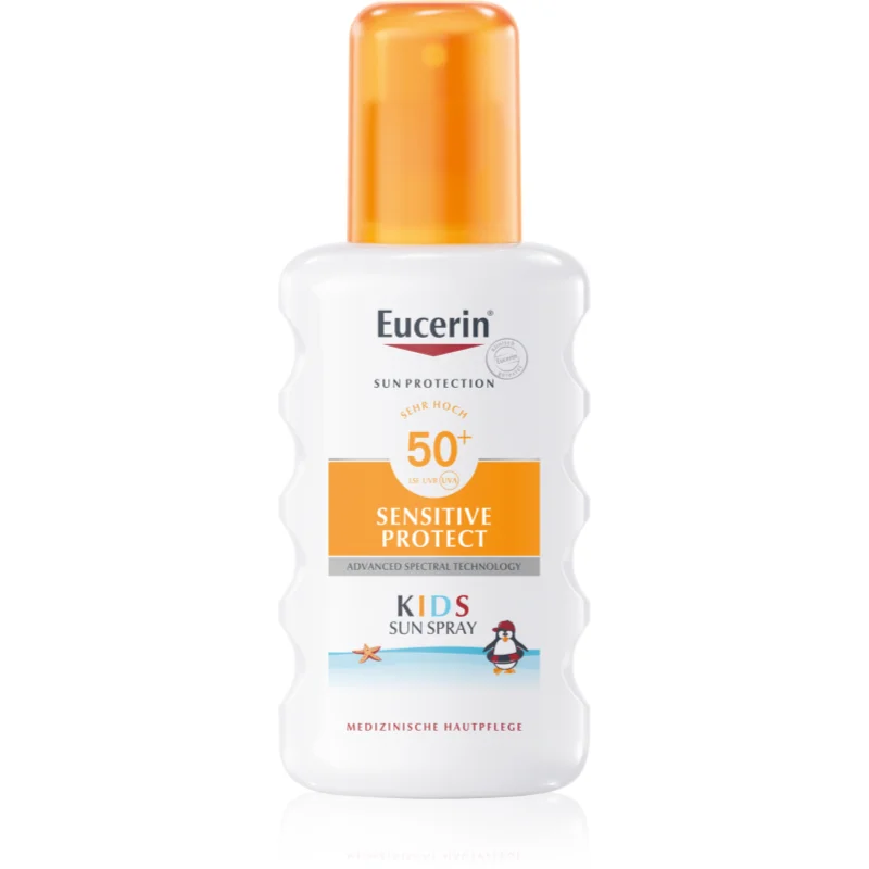 Eucerin Sun Kids защитен спрей за деца SPF 50+ - Грижа за тяло - Сравни цени от 1 магазин с безплатна доставка