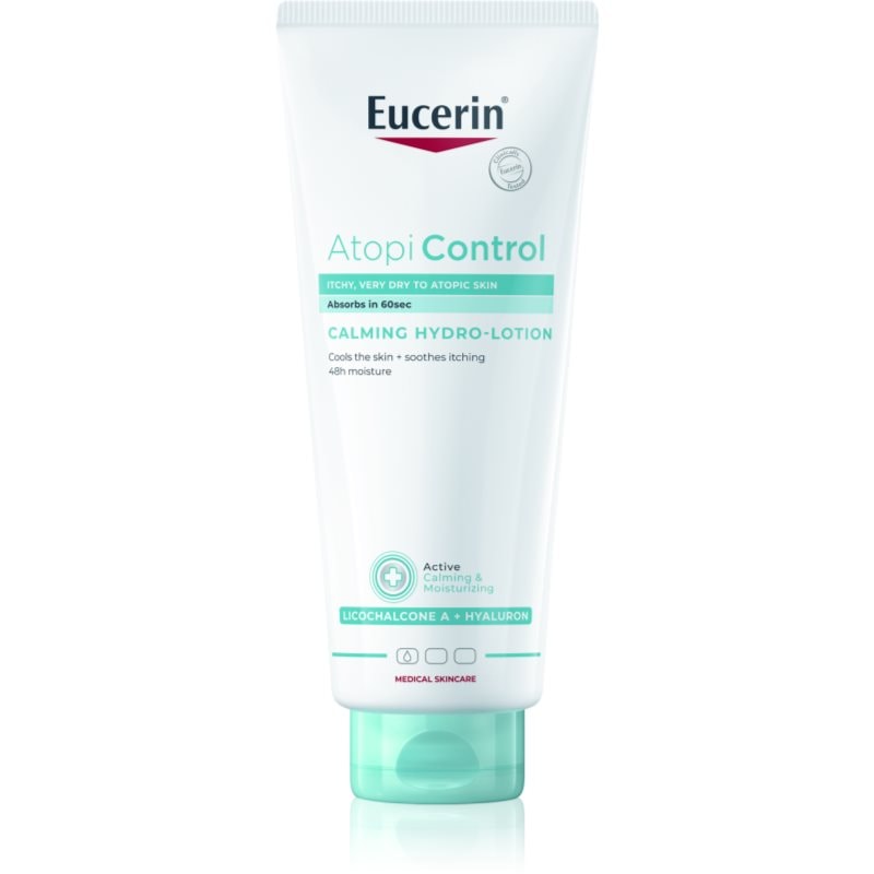 Eucerin AtopiControl Calming Hydro-Lotion успокояващ крем гел без аромат за суха и раздразнена кожа - Грижа за тяло - Сравни цени от 1 магазин с безплатна доставка