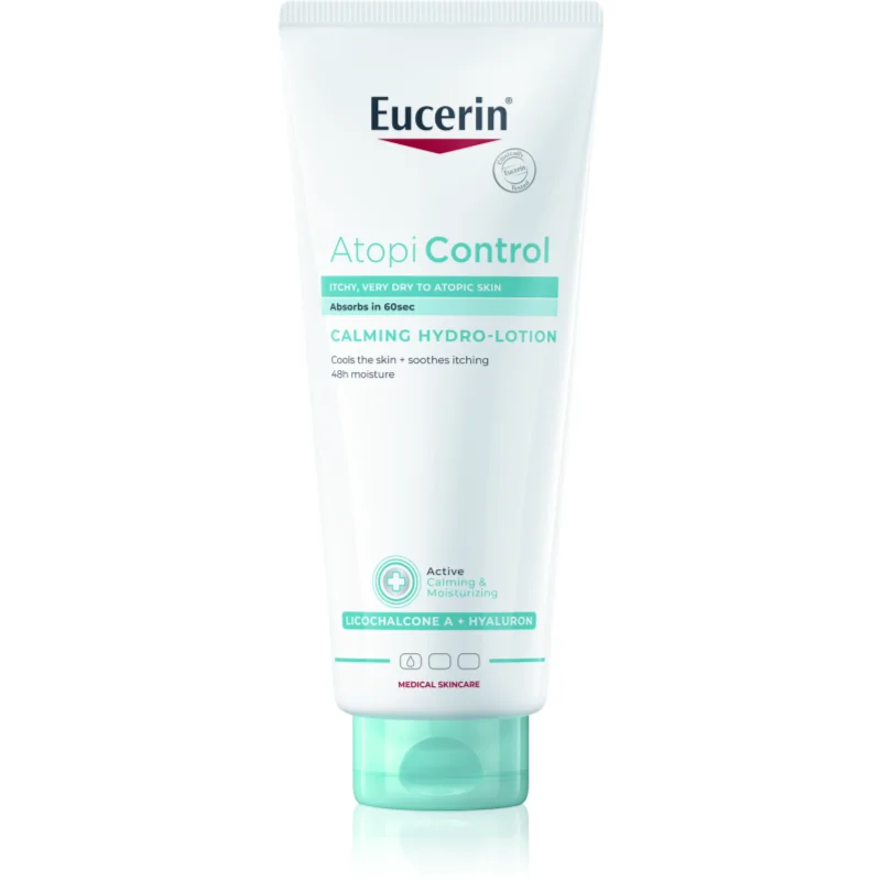 Eucerin AtopiControl Calming Hydro-Lotion успокояващ крем гел без аромат за суха и раздразнена кожа - Грижа за тяло - Сравни цени от 1 магазин с безплатна доставка