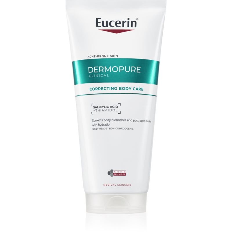 Eucerin DermoPure Clinical Correcting Body Care крем за тяло против несъвършенствата на акнозна кожа