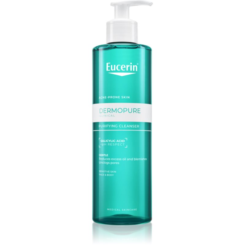 Eucerin DermoPure Clinical Purifying Cleanser дълко почистващ гел за мазна кожа склонна към акне - Грижа за лице - Сравни цени от 1 магазин с безплатна доставка