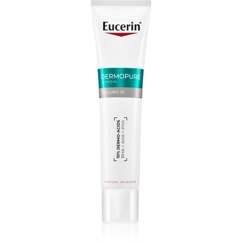Eucerin DermoPure Clinical Peeling 10 нощен пилинг крем за проблемна кожа, акне