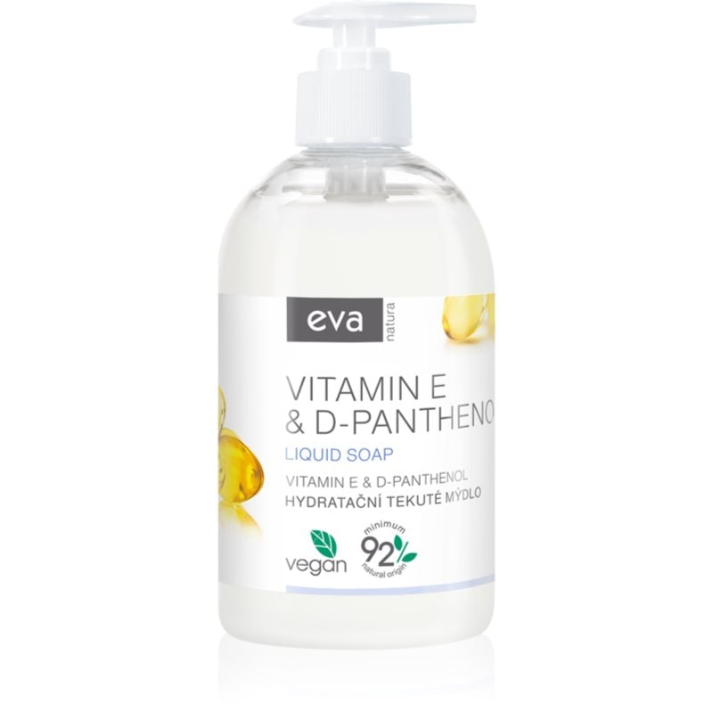 Eva Natura Vitamin E & D-Panthenol течен сапун за ръце - Грижа за тяло - Сравни цени от 1 магазин с безплатна доставка