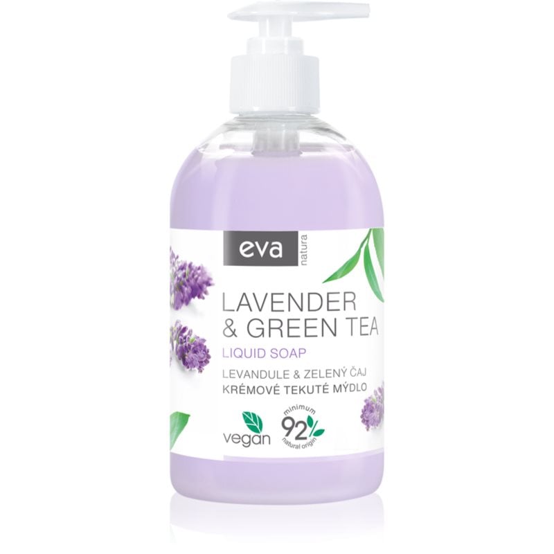 Eva Natura Lavender & Green Tea кремообразен течен сапун за ръце