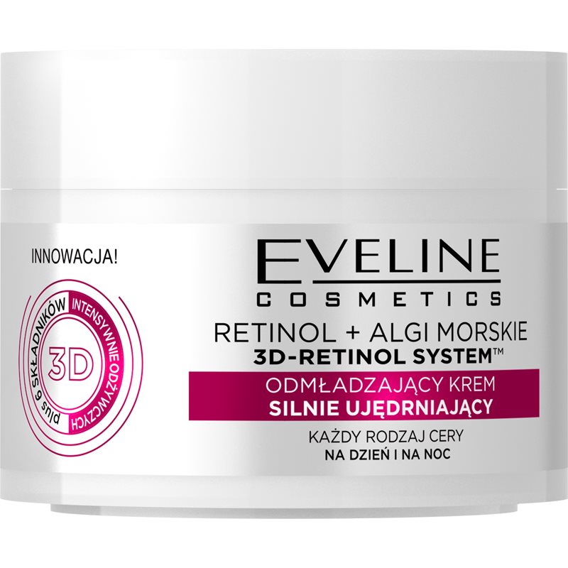 Eveline Cosmetics Eveline Cosmetics Retinol + Sea Algae изглаждащ и озаряващ крем с ретинол - Унисекс парфюм 50мл - Сравни цени от 1 магазин с безплатна доставка