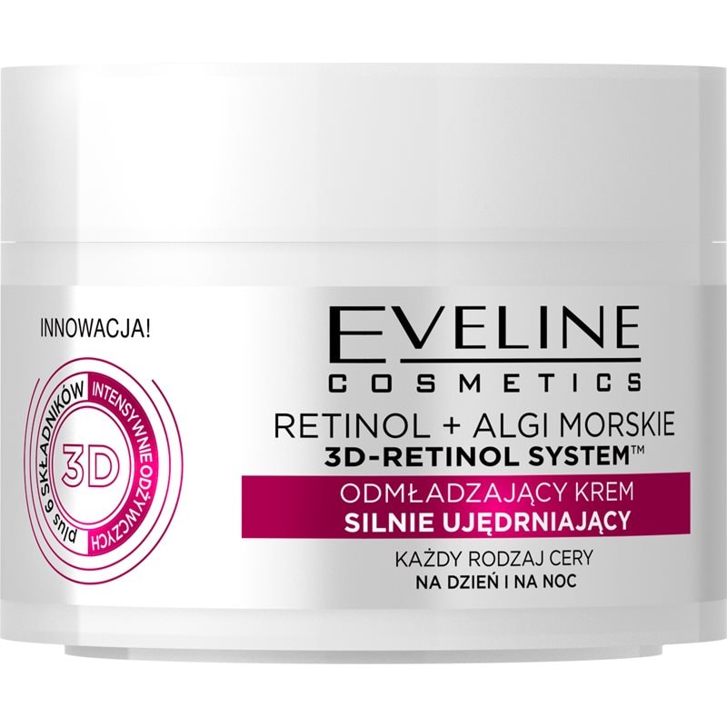 Eveline Cosmetics Retinol + Sea Algae изглаждащ и озаряващ крем с ретинол - Грижа за лице - Сравни цени от 1 магазин с безплатна доставка