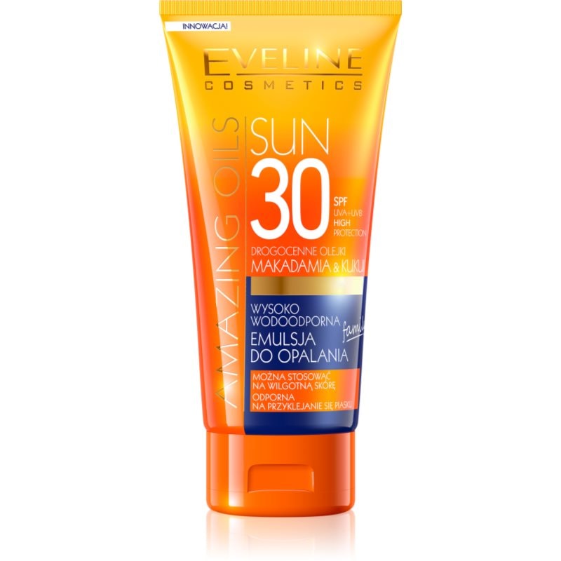 Eveline Cosmetics Amazing Oils мляко за загар SPF 30 - Грижа за тяло - Сравни цени от 1 магазин с безплатна доставка