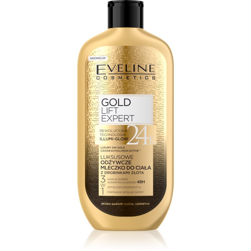 Eveline Cosmetics Gold Lift Expert подхранващ крем за тяло със злато - Грижа за тяло - Сравни цени от 1 магазин с безплатна доставка