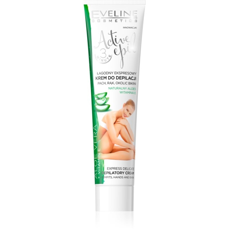 Eveline Cosmetics Active Epil депилиращ крем за ръце, подмишници и бикини зоната с алое вера - Грижа за тяло - Сравни цени от 1 магазин с безплатна доставка
