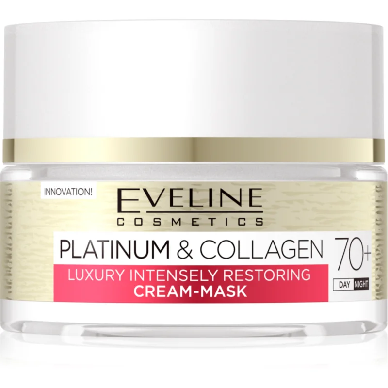 Eveline Cosmetics Platinum & Collagen възстановяващ крем маска 70+ - Грижа за лице - Сравни цени от 1 магазин с безплатна доставка