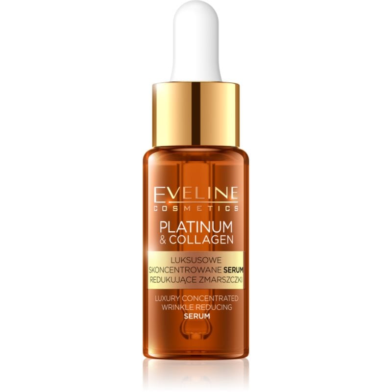 Eveline Cosmetics Platinum & Collagen концентриран серум против бръчки