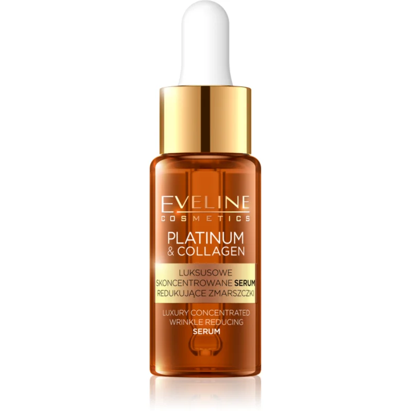 Eveline Cosmetics Platinum & Collagen концентриран серум против бръчки - Грижа за лице - Сравни цени от 1 магазин с безплатна доставка