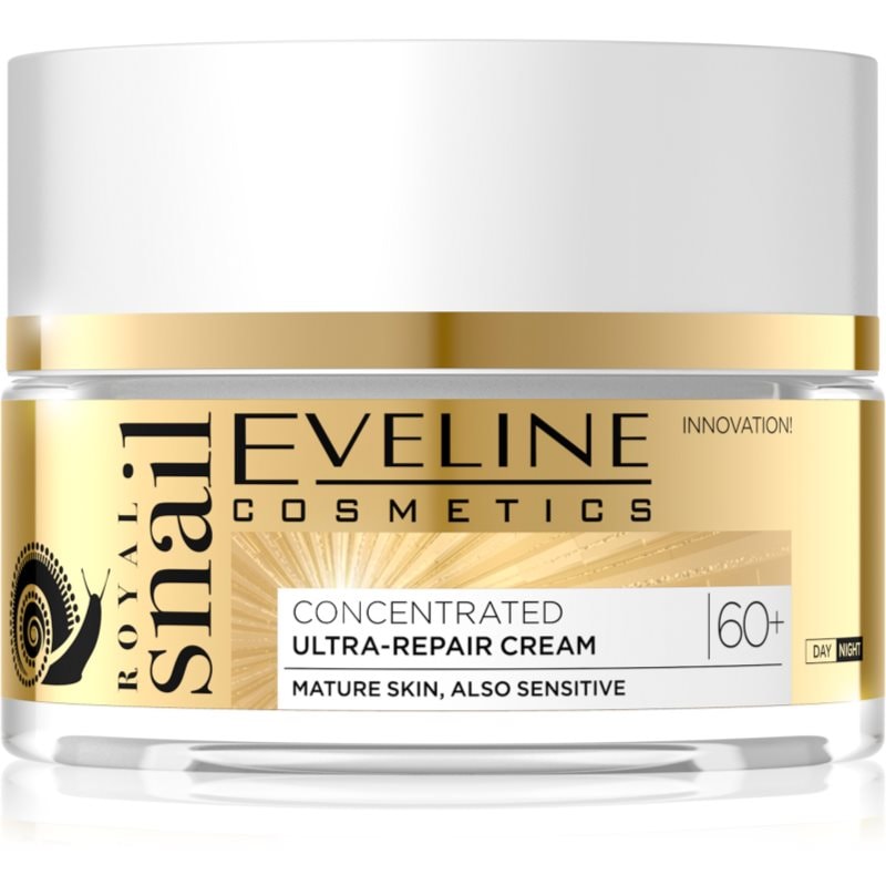 Eveline Cosmetics Eveline Cosmetics Royal Snail дневен и нощен крем 60+ с подмладяващ ефект - Унисекс парфюм 50мл - Сравни цени от 1 магазин с безплатна доставка