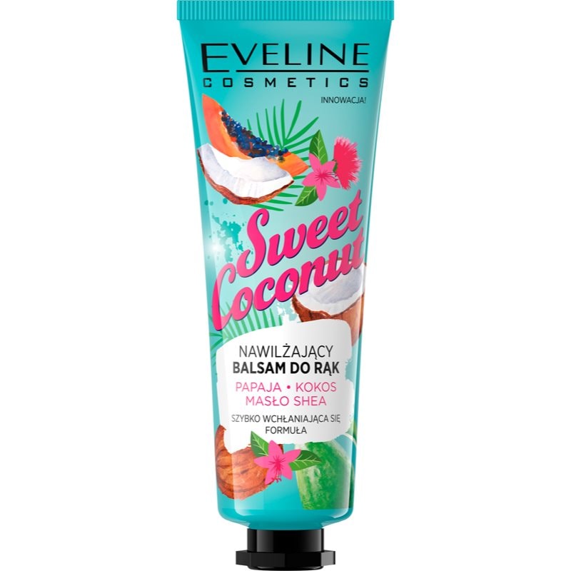 Eveline Cosmetics Eveline Cosmetics Sweet Coconut балсам-грижа за ръце - Унисекс парфюм 50мл - Сравни цени от 1 магазин с безплатна доставка