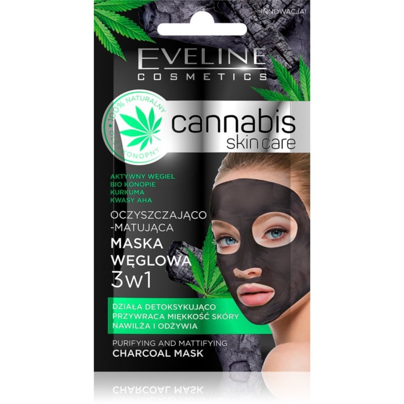 Eveline Cosmetics Cannabis почистваща глинена маска за лице