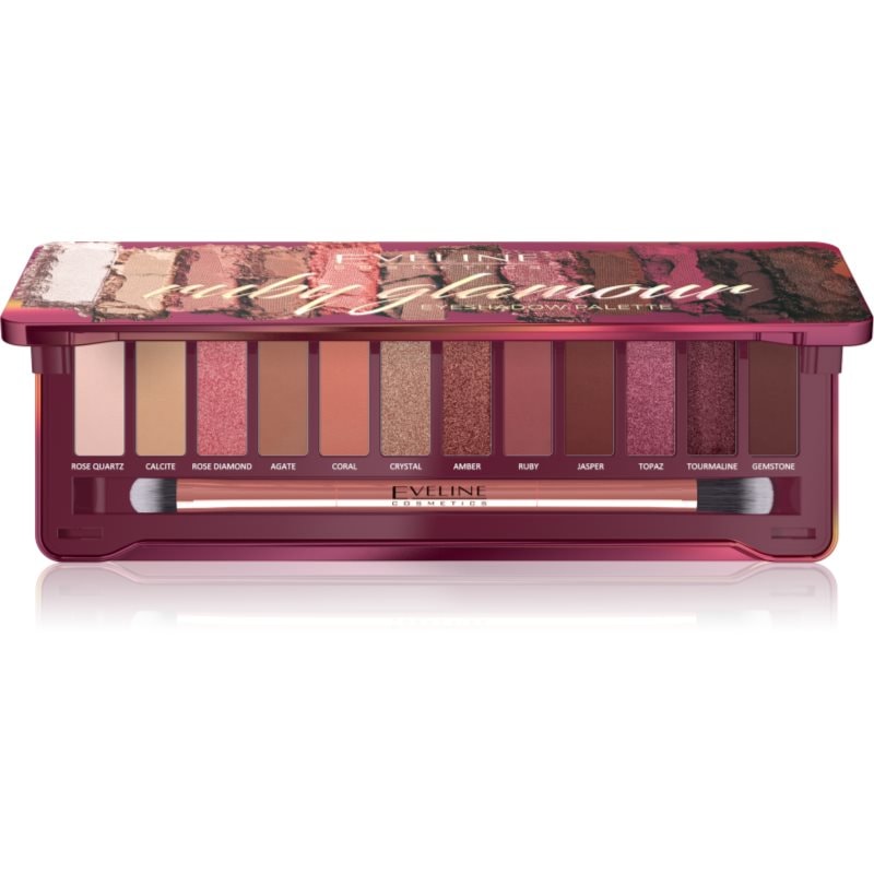 Eveline Cosmetics Ruby Glamour палитра сенки за очи - Грим - Сравни цени от 1 магазин с безплатна доставка