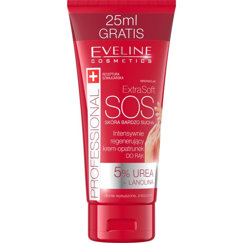 Eveline Cosmetics Extra Soft SOS крем за ръце за суха и натоварвана кожа