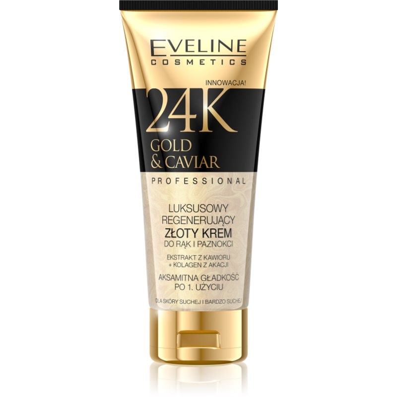 Eveline Cosmetics 24k Gold & Caviar крем за ръце и нокти - Грижа за тяло - Сравни цени от 1 магазин с безплатна доставка