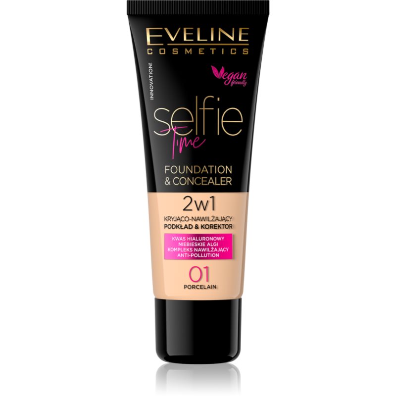Eveline Cosmetics Selfie Time грим и коректор 2 в 1 - Грим - Сравни цени от 1 магазин с безплатна доставка