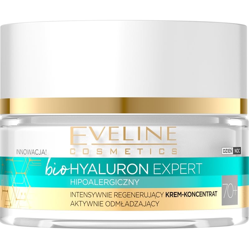 Eveline Cosmetics Bio Hyaluron Expert интензивен регенериращ крем 70+ - Грижа за лице - Сравни цени от 1 магазин с безплатна доставка