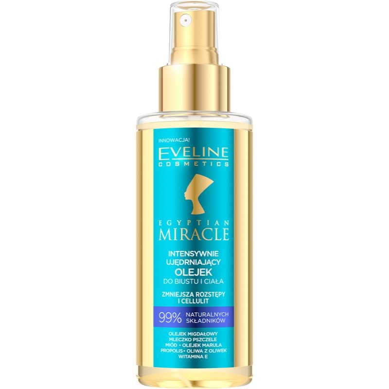 Eveline Cosmetics Eveline Cosmetics Egyptian Miracle стягащо масло за тяло и бюст - Унисекс парфюм 150мл - Сравни цени от 1 магазин с безплатна доставка