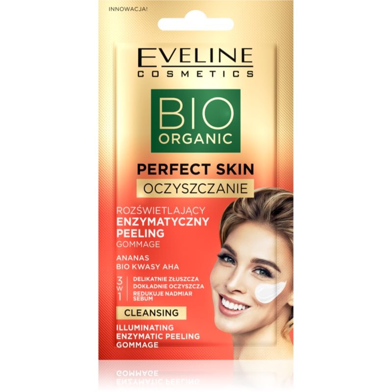 Eveline Cosmetics Perfect Skin Gommage 3v1 нежен ензимен пилинг