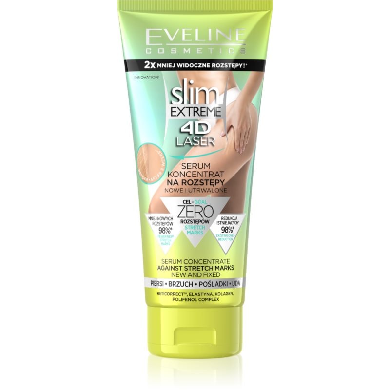 Eveline Cosmetics Slim Extreme 4D Laser усъвършенстващ серум за тяло за стрии - Грижа за тяло - Сравни цени от 1 магазин с безплатна доставка