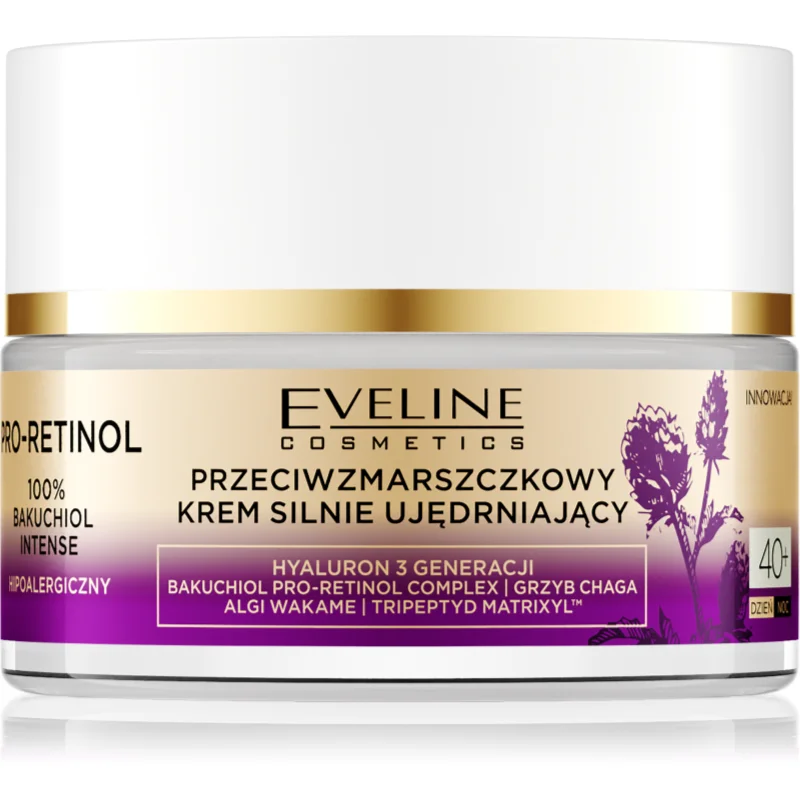 Eveline Cosmetics Pro-Retinol 100% Bakuchiol Intense регенериращ крем с изглаждащ ефект 40+ - Грижа за лице - Сравни цени от 1 магазин с безплатна доставка
