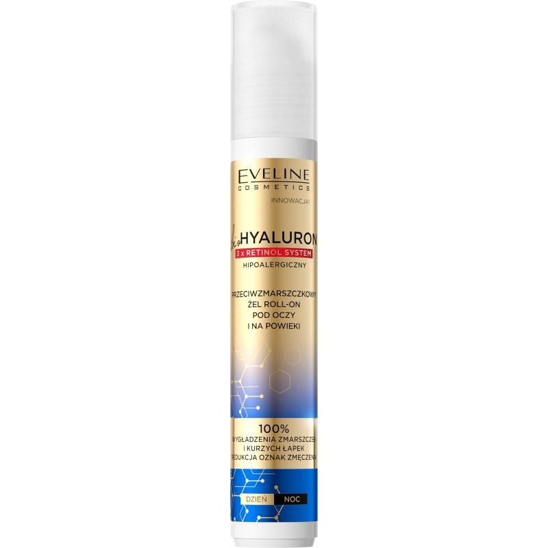 Eveline Cosmetics Bio Hyaluron 3x Retinol System охлаждащ рол-он за околоочната зона против бръчки и тъмни кръгове - Грижа за лице - Сравни цени от 1 магазин с безплатна доставка