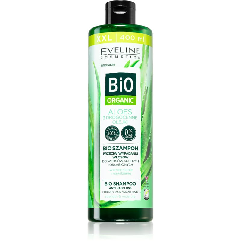 Eveline Cosmetics Eveline Cosmetics Bio Organic Natural Aloe Vera шампоан против косопад с алое вера - Унисекс парфюм 400мл - Сравни цени от 1 магазин с безплатна доставка
