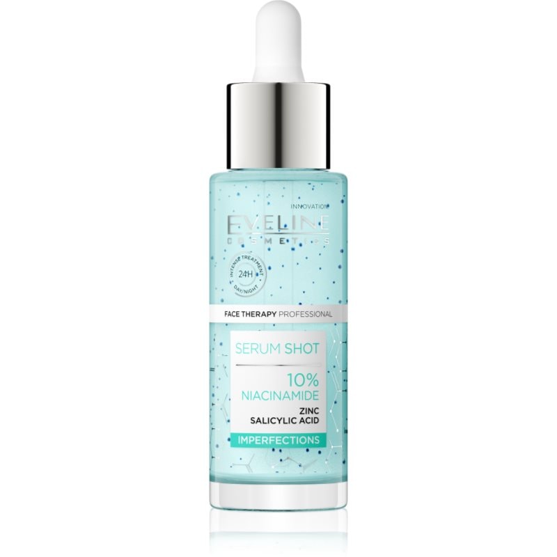 Eveline Cosmetics Serum Shot 10% Niacinamide серум за лице за мазна и проблемна кожа - Грижа за лице - Сравни цени от 1 магазин с безплатна доставка