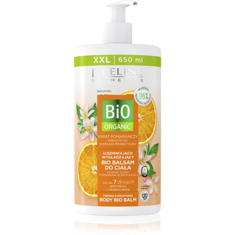Eveline Cosmetics Bio Organic омекотяващ балсам за тяло със стягащ ефект